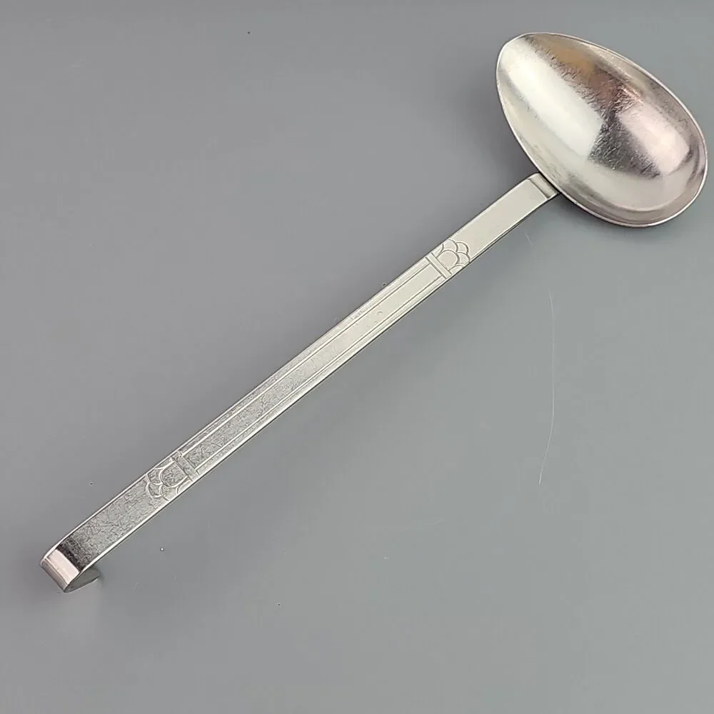 Gero Zilmeta Hanging Stainless Steel Side Pouring Ladle 9.25 Inch Handle Holland